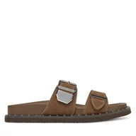 Klapki i japonki damskie - Klapki Aldo Elyna 13904965 Brązowy - miniaturka - grafika 1