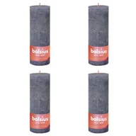 Świece - Bolsius Świece pieńkowe Shine, 4 szt., 190x68 mm, wieczorny niebieski - miniaturka - grafika 1