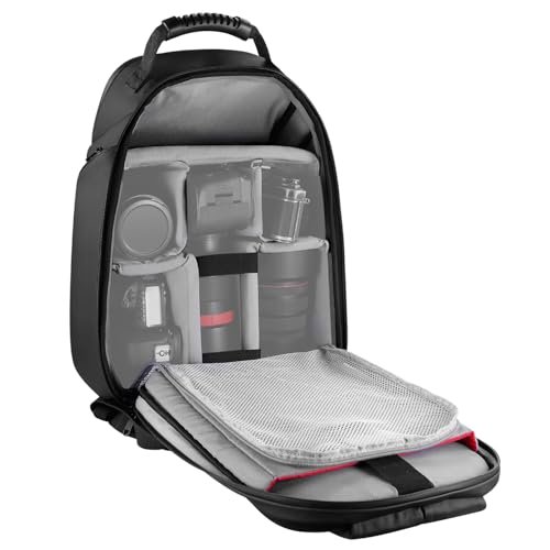 NEEWER BASICS Torba na aparat fotograficzny, wodoodporny plecak na aparat cyfrowy, odporny na wstrząsy, duża obudowa, kompatybilny z Sony Canon, Nikon, DSLR, bezlusterkowe obiektywy, małe akcesoria