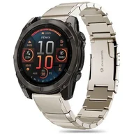 Akcesoria do smartwatchy - Pasek TECH-PROTECT Steelband do Garmin Fenix 5/6/6 Pro/7/E (47 mm) Tytanowy | Bezpłatny transport - miniaturka - grafika 1