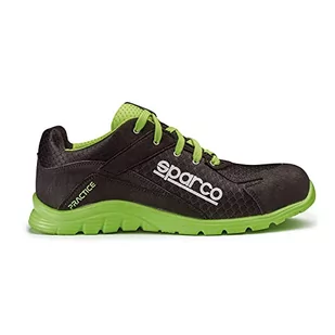 Sparco 0751737NRVF Zapatia Praxis, rozmiar 37 czarny/zielony - Odzież motocyklowa - miniaturka - grafika 1