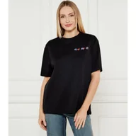 Koszulki i topy damskie - Karl Lagerfeld T-shirt IKON Oversize fit - miniaturka - grafika 1
