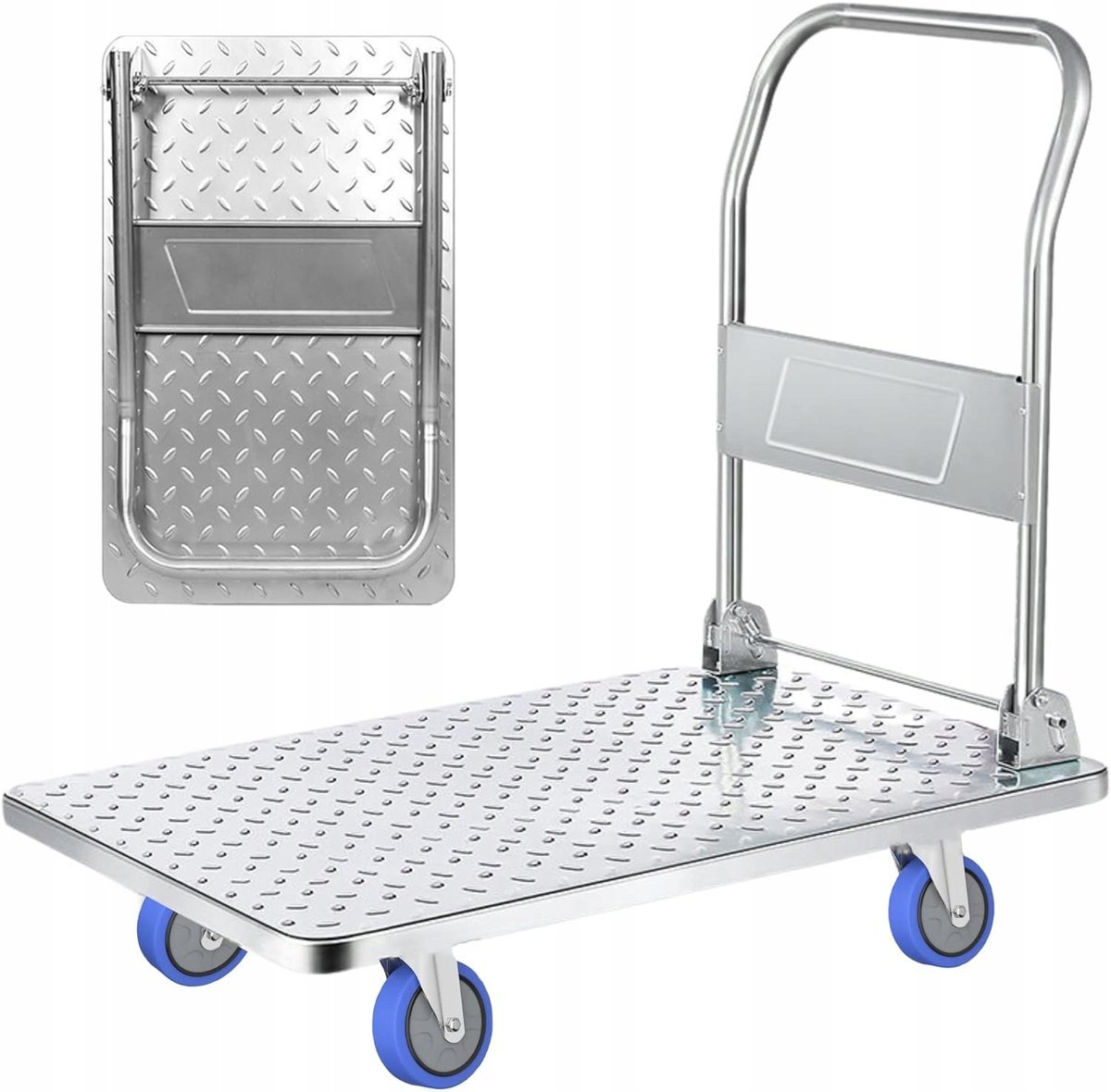 WÓZEK PLATFORMA TRANSPORTOWA 250KG SKŁADANA