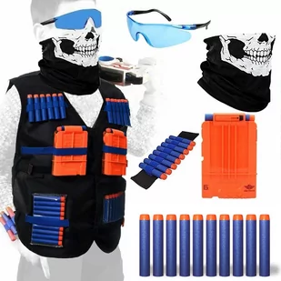 Hasbro DexXer AKCESORIA DO KAMIZELKA 100 STRZAŁEK OKULARY - DexXer - Zabawki militarne - miniaturka - grafika 1
