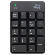 Klawiatury - Adesso WKB-6010UB Czarna - miniaturka - grafika 1