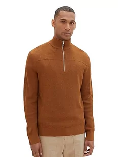 TOM TAILOR sweter męski, 30313 - Equestrian Brown Melange, 3XL - Swetry męskie - miniaturka - grafika 1