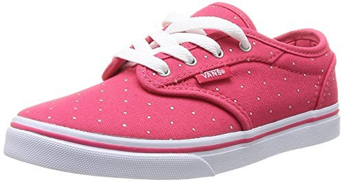 Vans Dziewczęce Z Atwood Low Sneakersy, Pink Rose Mini Studs Raspberry White - 28 EU