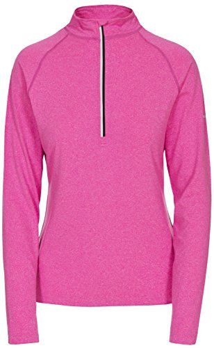 Trespass Rado, Pink Glow Marl, XXS, szybkoschnący sportowy top dla kobiet, XX-Small / 2XS / 2X-Small, różowy