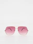 Okulary przeciwsłoneczne - Reserved - Okulary przeciwsłoneczne - bordowy - miniaturka - grafika 1