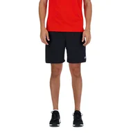 Spodnie sportowe męskie - Spodenki New Balance MS41232BK - czarne - miniaturka - grafika 1