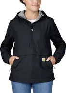 Kurtki męskie - Kurtka Carhartt Rain Defender Light Packabl Black - miniaturka - grafika 1