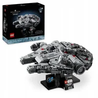 Klocki - LEGO STAR WARS - Gwiezdne Wojny Statek kosmiczny Sokół Millennium Millennium Falcon LEGO PREZENT DLA CHŁOPCA - miniaturka - grafika 1