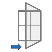 Gabloty - B2B Partner Zewnętrzna gablota jednodrzwiowa, 550 x 700 mm H 40 4 700x550 - miniaturka - grafika 1