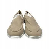 Mokasyny męskie - Mokasyny męskie zamszowe Old Money 43 - miniaturka - grafika 1