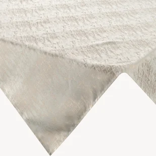 Obrus dekoracyjny ALINA 140x260 Eurofirany beżowy - Obrusy i serwetki - miniaturka - grafika 1