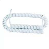 Przewody elektryczne - Conotech Kabel spiralny ,sznur, 3mb 3x1,00 biały - miniaturka - grafika 1