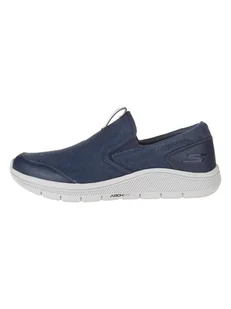 Skechers Slippersy "Go Golf Arch Fit Walk" w kolorze granatowym - Półbuty męskie - miniaturka - grafika 1