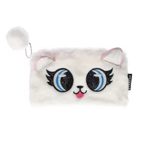 Starpak Piórnik Pluszowy Big Eyes White 471826 - Piórniki - miniaturka - grafika 1