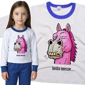 Piżamy dla dziewczynek - Piżama dziecięca Koń Bardzo Śmieszne Foch 86/92 - VoloDonum - miniaturka - grafika 1