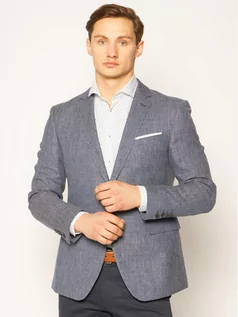 Marynarki męskie - Joop! Marynarka 17JB-12Hogen 30020102 Granatowy Slim Fit - grafika 1