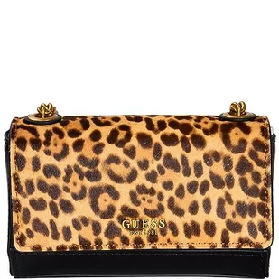 GUESS Damskie Iseline Mini, klapka crossbody, jeden rozmiar, leopard, Rozmiar Uniwersalny - Torebki damskie - miniaturka - grafika 1
