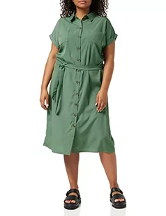 Only Kobiety Onlhannover S/S Shirt Dress Noos Wvn Sukienka, Zielony, 36 - Sukienki - miniaturka - grafika 1