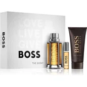 Zestawy perfum męskich - HUGO BOSS Boss The Scent zestaw Edt 100 ml + Edt 10 ml + Żel pod prysznic 100 ml dla mężczyzn - miniaturka - grafika 1