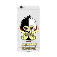 Etui i futerały do telefonów - ERT GROUP etui na telefon Apple Iphone 6/6S, case oryginalny i oficjalnie licencjonowany przez Disney, wzór Cruella 006, optymalnie dopasowane, plecki z TPU częściowo przeźroczyste - miniaturka - grafika 1