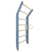 Wyposażenie sportowe i gimnastyczne - Drabinka Gimnastyczna Drewniana Toddler Błękitna - miniaturka - grafika 1