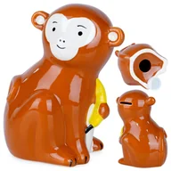 Skarbonki - Skarbonka ceramiczna małpa - miniaturka - grafika 1