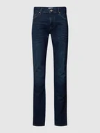 Spodnie męskie - Jeansy o kroju slim fit z 5 kieszeniami - miniaturka - grafika 1