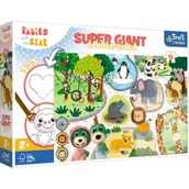 Puzzle - Puzzle dla dzieci Super Giant Double Sided - Bobaski w ZOO wiek 2+ - miniaturka - grafika 1