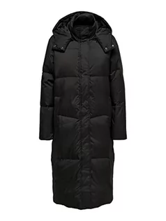 Płaszcze damskie - ONLY Onlalicia Down Coat Otw Płaszcz Kobiety, Czarny, S - grafika 1