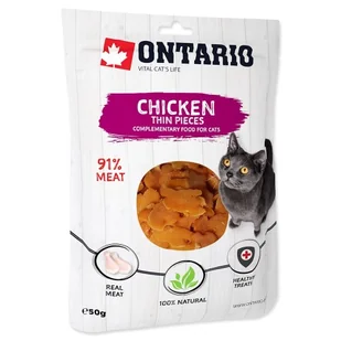 ONTARIO Chicken Thin Pieces 50g (213-51322) - Mokra karma dla kotów - miniaturka - grafika 1