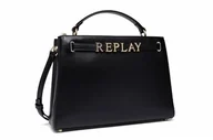 Torebki damskie - Replay Damska torebka FW3443, 098 czarna, 098 BLACK - miniaturka - grafika 1