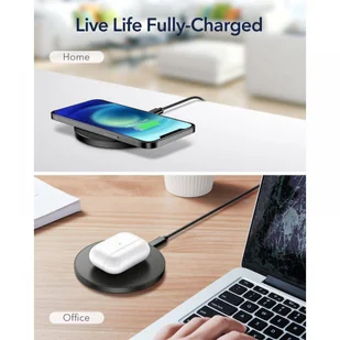 ESR EFC002O WIRELESS CHARGER 15W BLACK - Ładowarki do telefonów - miniaturka - grafika 4