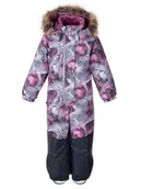 Kombinezony dla dzieci - Kombinezon zimowy dla dziewczynki JULIET kwiaty Lenne, r. 92 - miniaturka - grafika 1