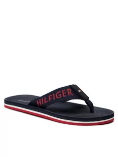 Klapki i japonki damskie - Tommy Hilfiger Japonki Classic Comfort Beach Sandal FM0FM03985 Granatowy - grafika 1