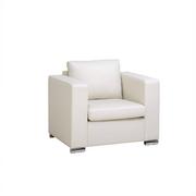 Fotele - Beliani Skórzany fotel beżowy - sofa - HELSINKI - miniaturka - grafika 1