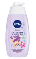 Kosmetyki kąpielowe dla dzieci - Nivea Kids Sparkle Berry żel i szampon pod prysznic 2 w 1 dla dzieci 500 ml - miniaturka - grafika 1
