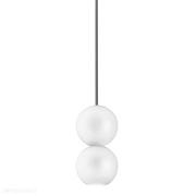 Lampy sufitowe - Nowoczesna lampa wisząca, 2 kule (kolory Pantone) Bola Bola LED Loftlight - miniaturka - grafika 1