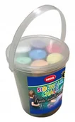 Kreda - Kreda chodnikowa w plastikowym wiaderku 7 kolorów - Beniamin - miniaturka - grafika 1