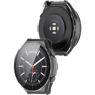 Etui ochronne 2w1 nakładka z szkłem Alogy do Xiaomi Mi Watch S1 Global Przezroczyste - Akcesoria do smartwatchy - miniaturka - grafika 2