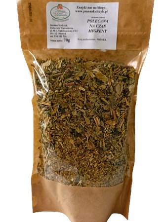 Herbata ziołowa 'Polecana na czas migreny' Zioła