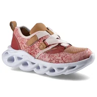 Półbuty damskie - Koralowe Sneakersy Maciejka Damskie Modne Obuwie - miniaturka - grafika 1