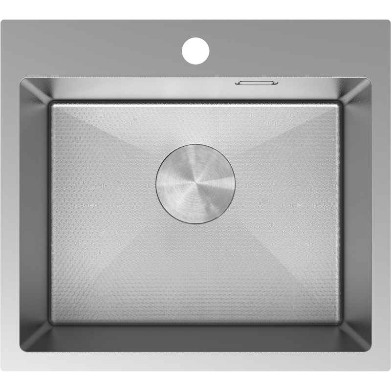 Mexen Solix zlewozmywak stalowy 1-komorowy 500 x 450 mm, inox HC - 6402501000-01HC