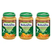 Dania dla dzieci - BoboVita Kaszotto! Kasza bulgur z soczewicą i dynią po 7 miesiącu Zestaw 3 x 190 g - miniaturka - grafika 1