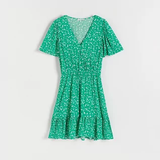 Sukienki - Reserved - Sukienka mini - Zielony - grafika 1