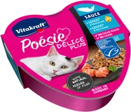 Mokra karma dla kotów - VITAKRAFT Poesie delice PLUS łosoś - Przysmak dla kota - 85g - miniaturka - grafika 1