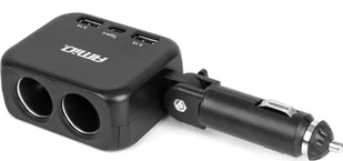Rozdzielacz gniazda zapalniczki z ładowarką 2x usb-a 1x usb-c 12v 24v 100w 180° amio-04357 - Ładowarki samochodowe - miniaturka - grafika 1